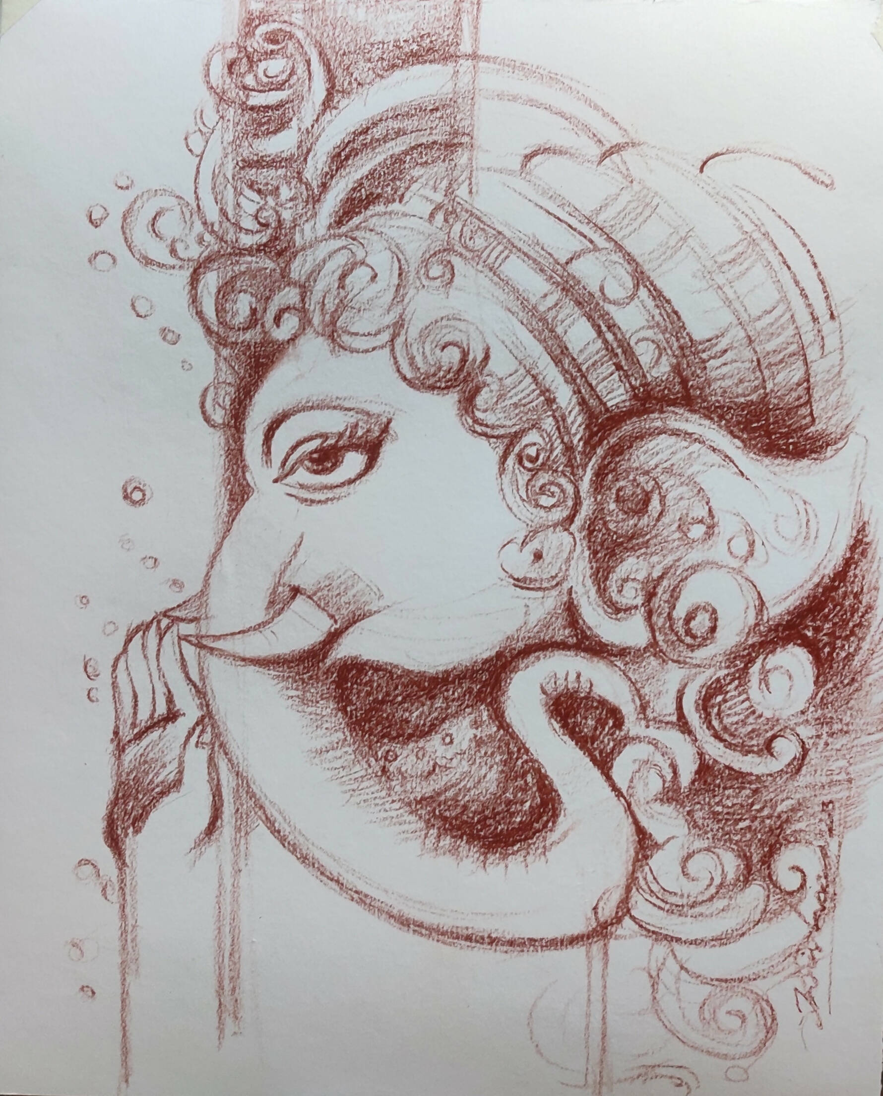 Lord Ganesha Mural Painting On... - Midha Arts & Crafts | Facebook