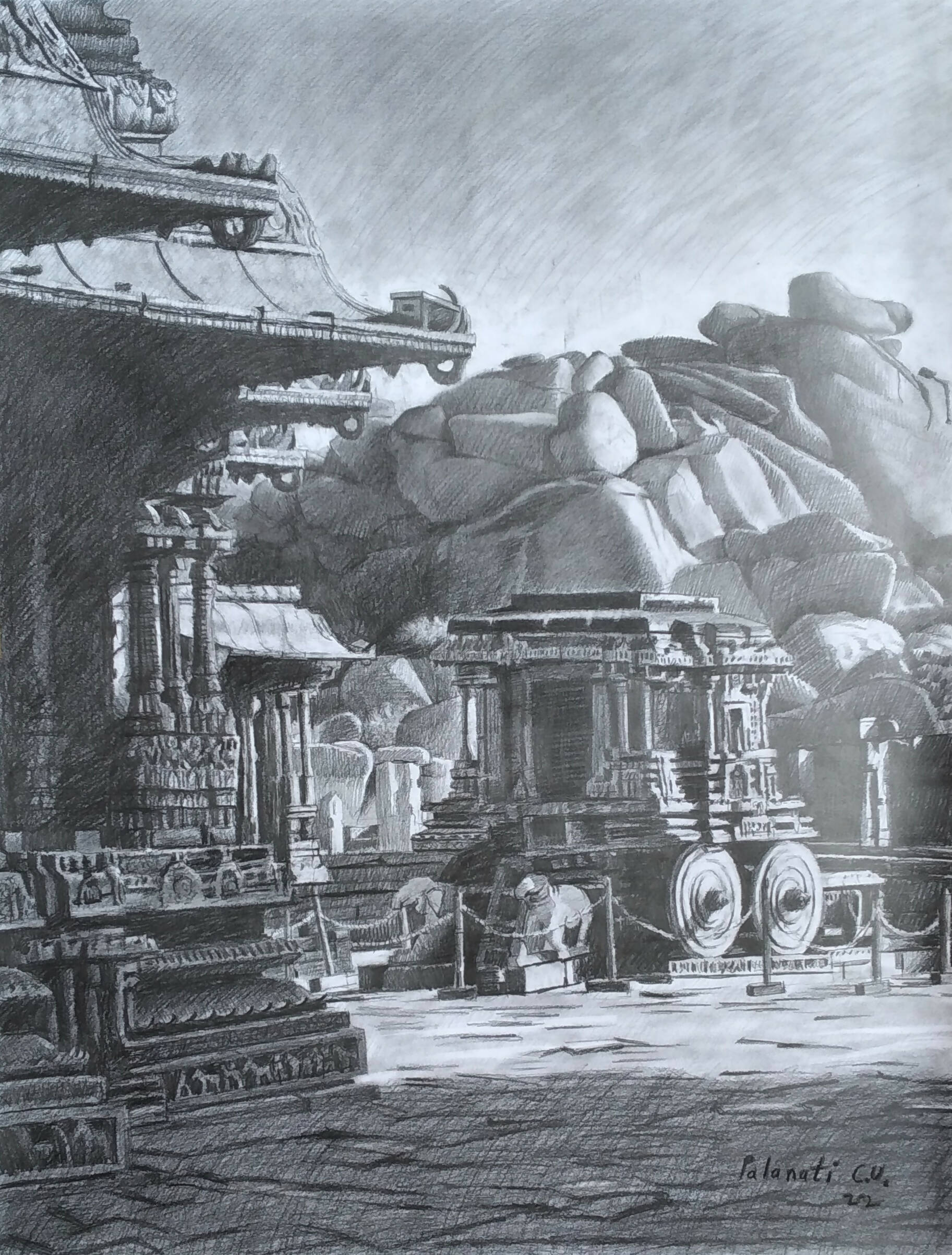 File1834 sketch of elements in Hindu temple architecture two storey  vimanajpg  Wikimedia Commons