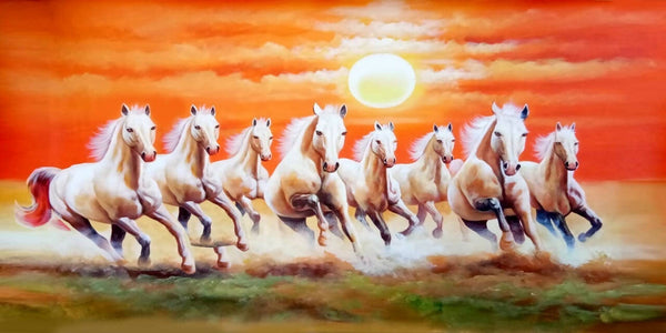 7 running horses as per vastu