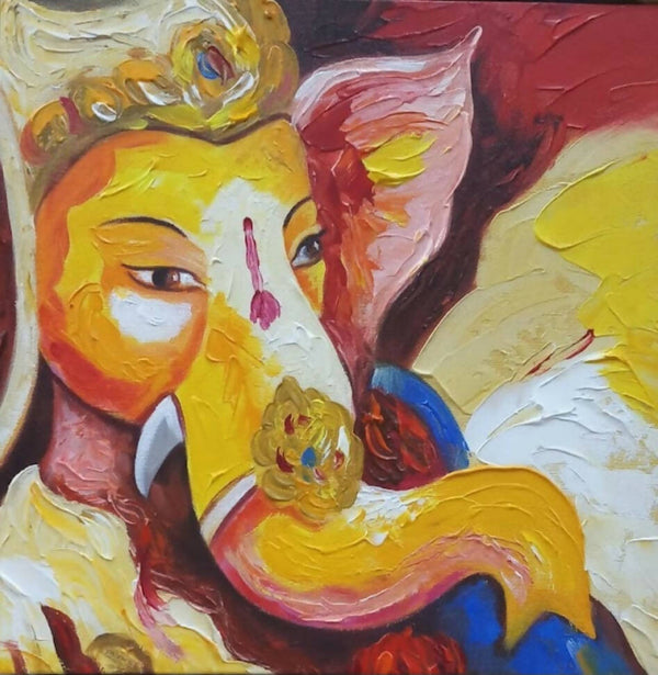 Ganesha painting abstract