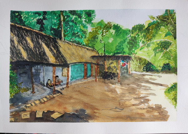 A Hut by the country side.