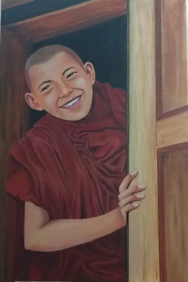 A young Tibetian monk