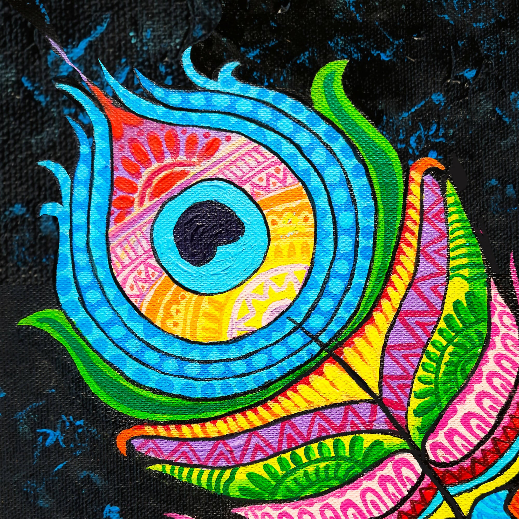 Mandala art/painting on canvas