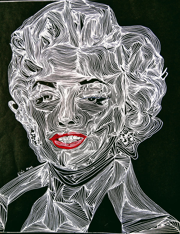 Abstract Art: Portrait of Marilyn Monroe