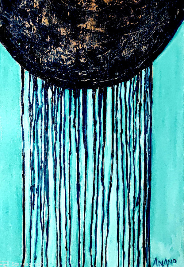 ABSTRACT DRIP PAINTING-5