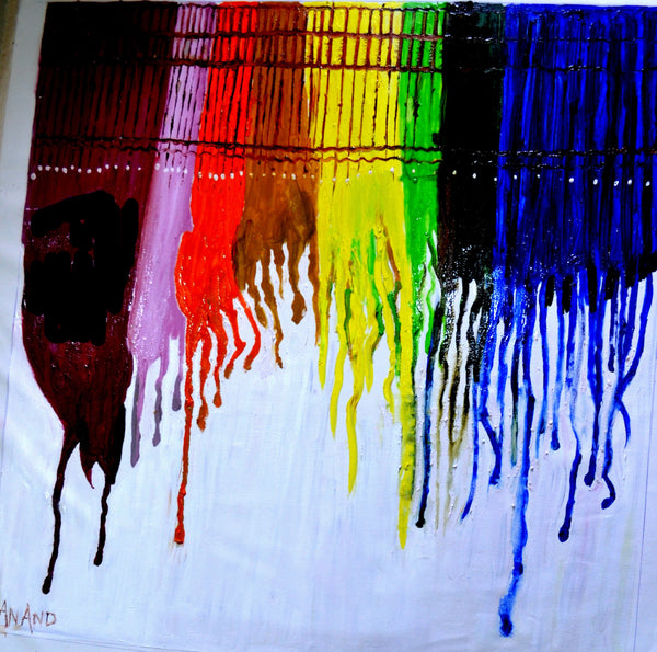 ABSTRACT DRIP PAINTING
