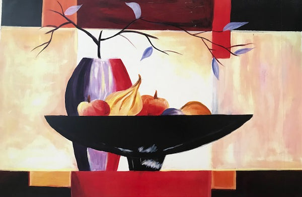 Abstract Fruit Basket