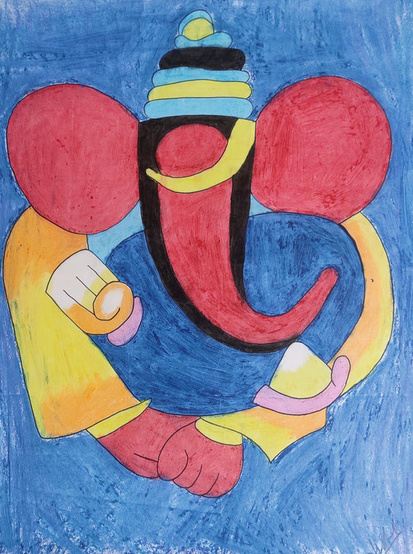 Abstract Ganesha painting