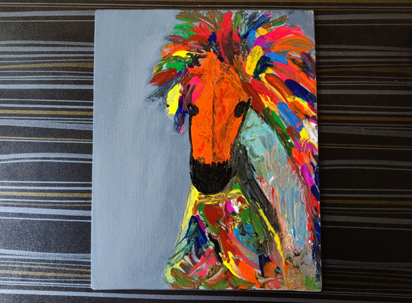 Abstract Horse art