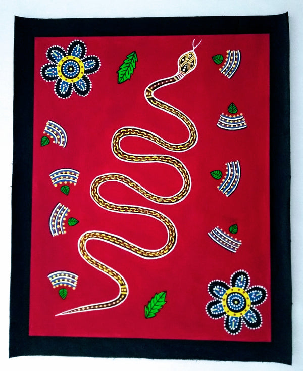 Abstract Painting - Snake