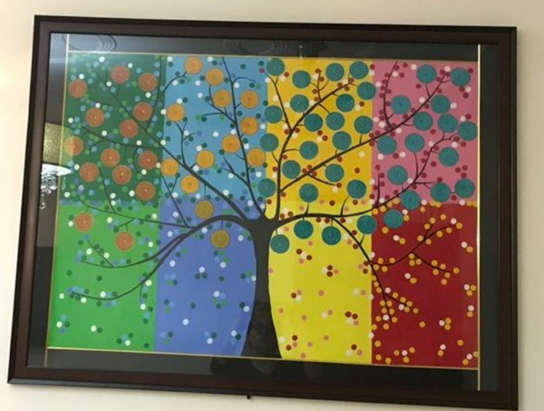 Abstract painting Tree