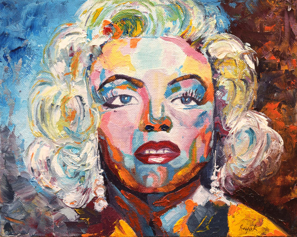 Abstract Portrait Oil Painting - Marilyn Monroe