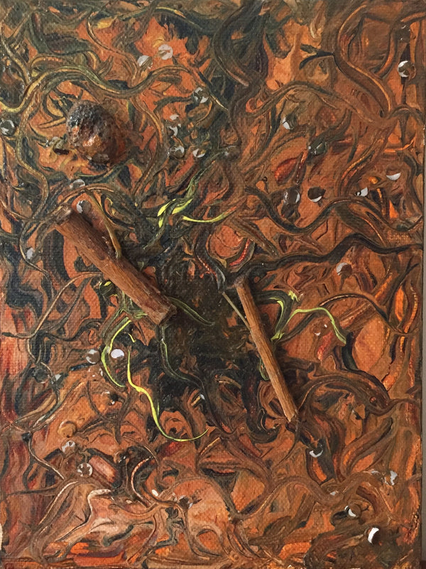 Abstract pour art