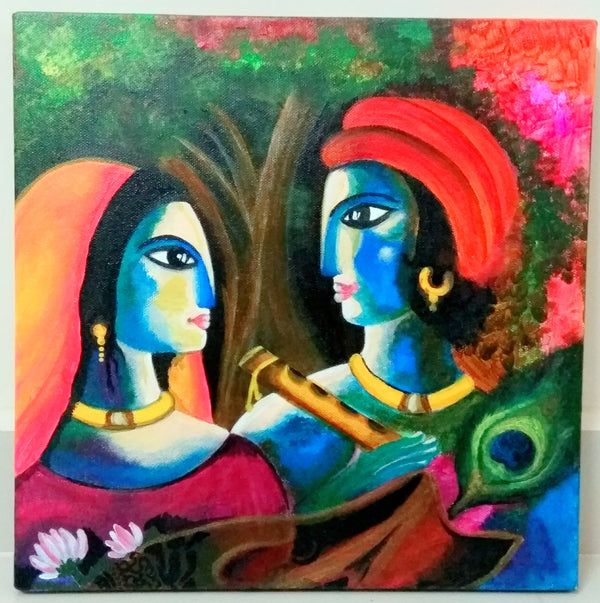 Abstract Radha Krishna