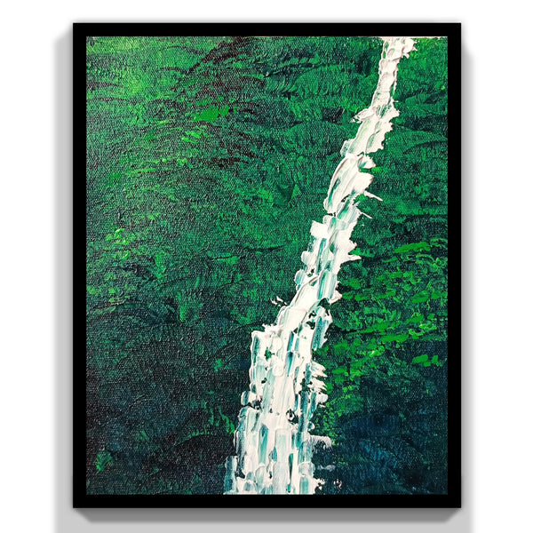 Abstract Waterfall Painting