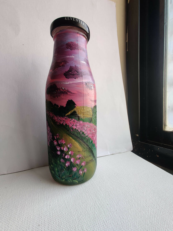 Bottle art work