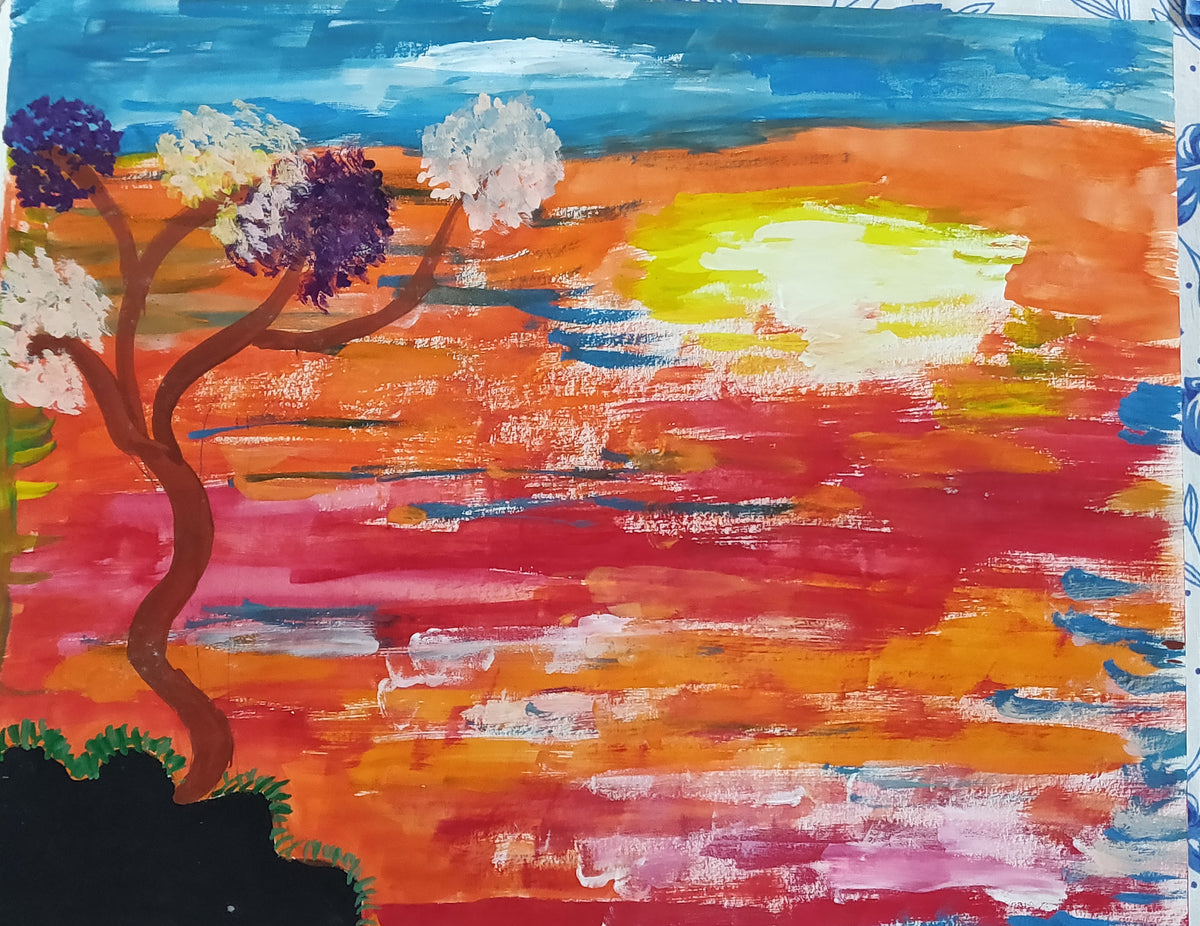 Buy An appealing landscape abstract painting Painting at Lowest Price