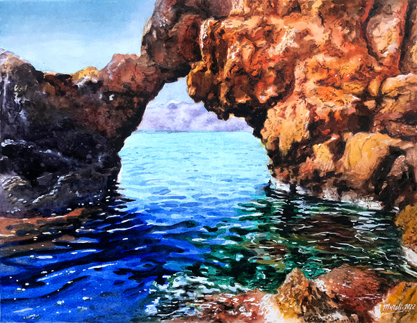 Arco Amalia Water colour Painting