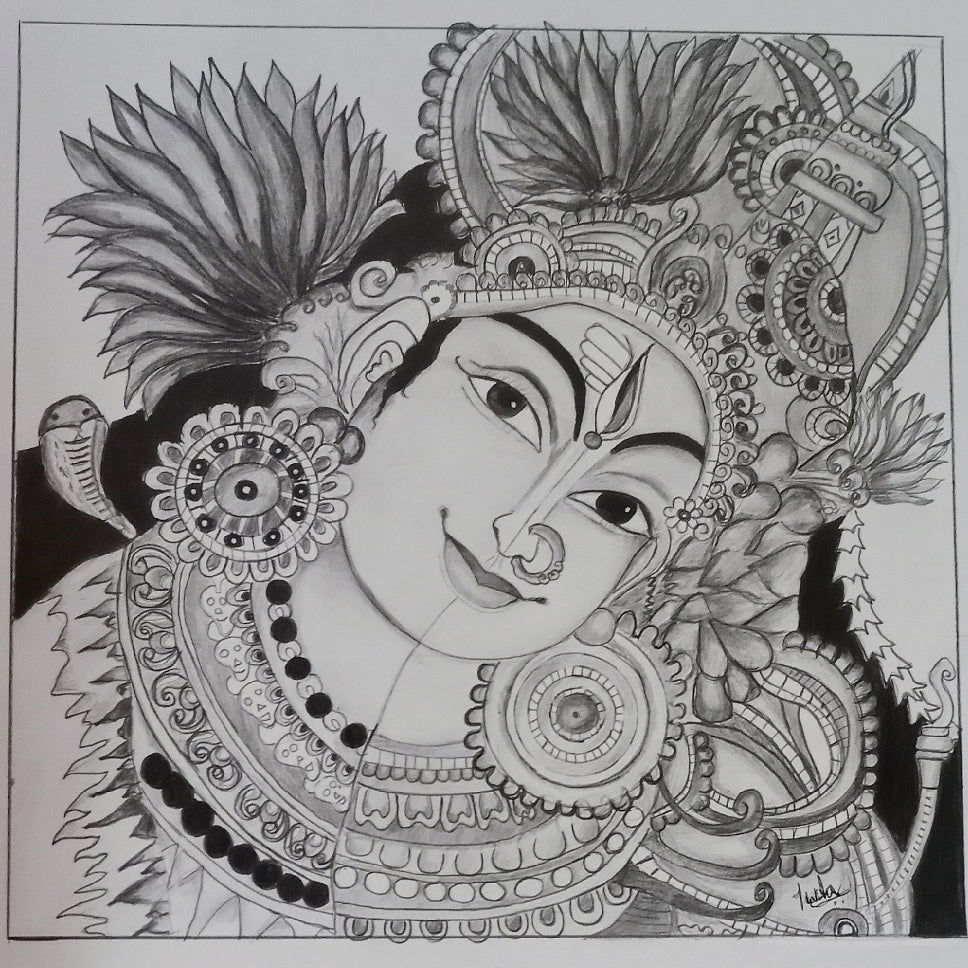Varsha Arts - शिव ही शक्ति है और शक्ति ही शिव है 💙💛 Ardhnarishwar Avatar  🕉️ . . . Medium : soft pastels @kokuyo.camlin . . . #shiva #parvati # ardhnarishwar #avatar #lordshiva #