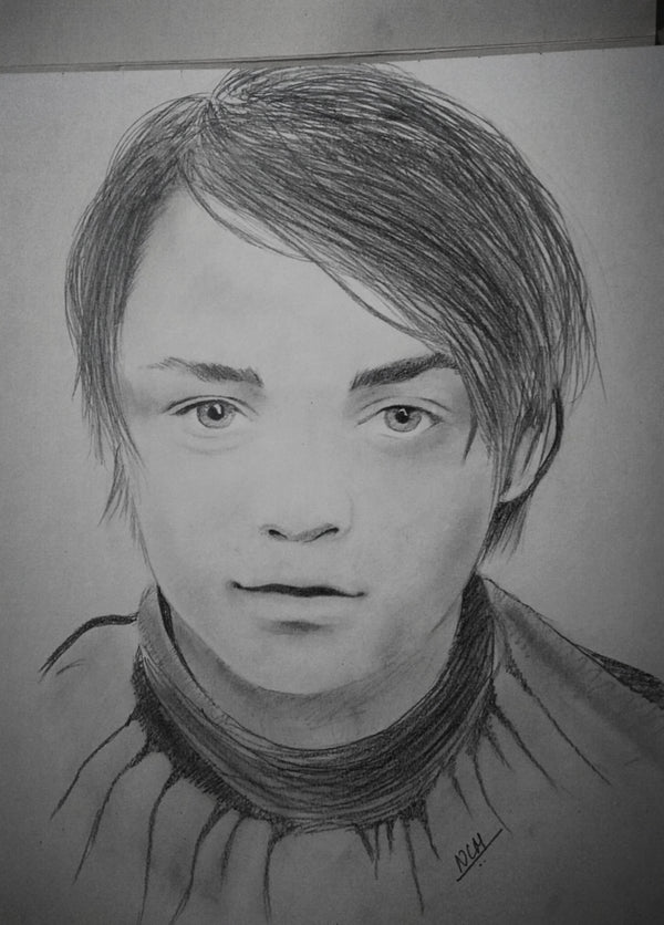 Arya Stark Pencil Sketch