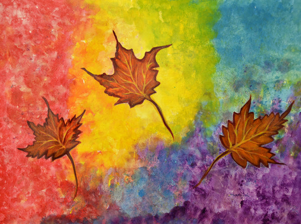 Autumn Bliss Colorful Abstract