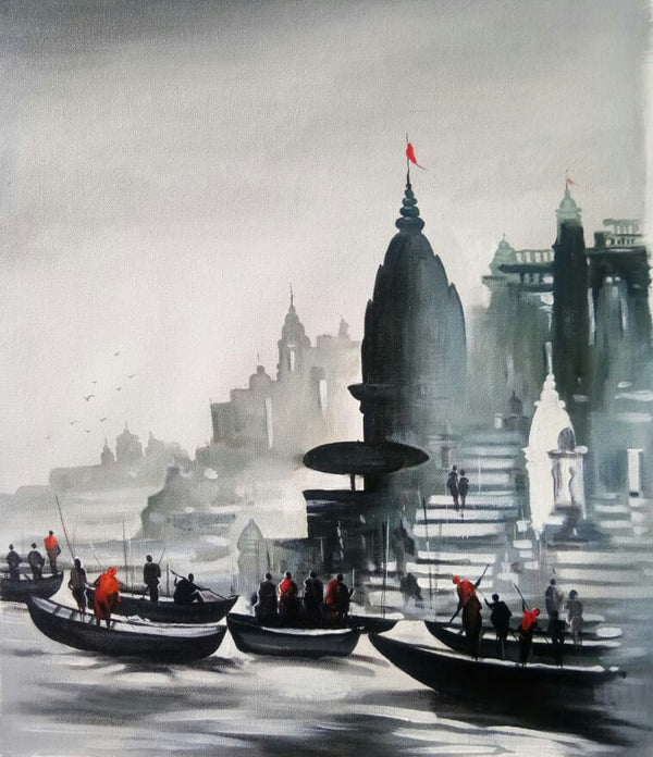 Banaras ghat by artoholic
