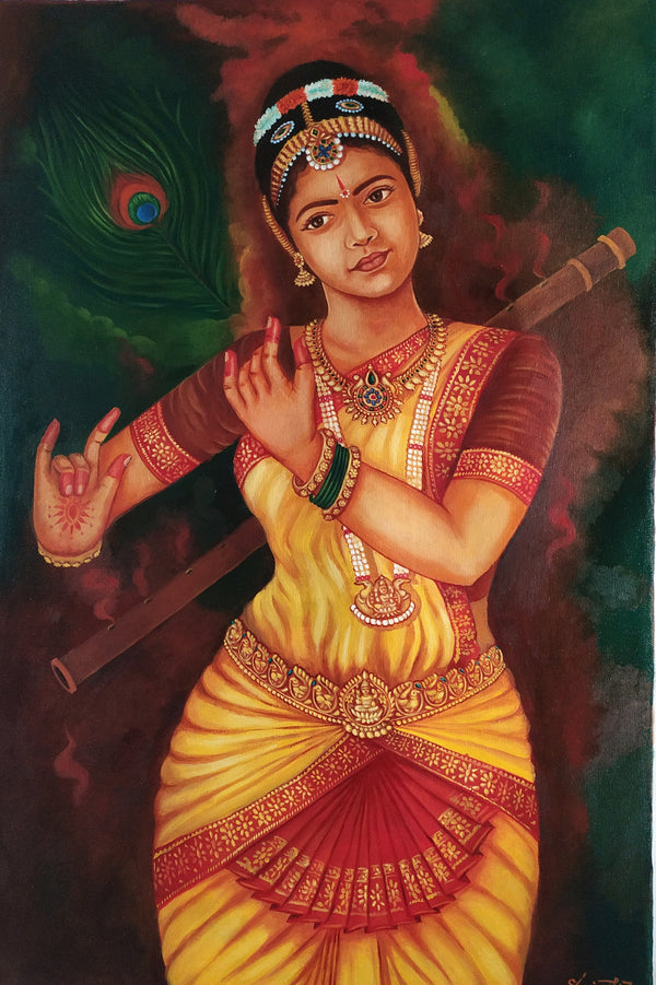 Baradhanatyam dancing girl
