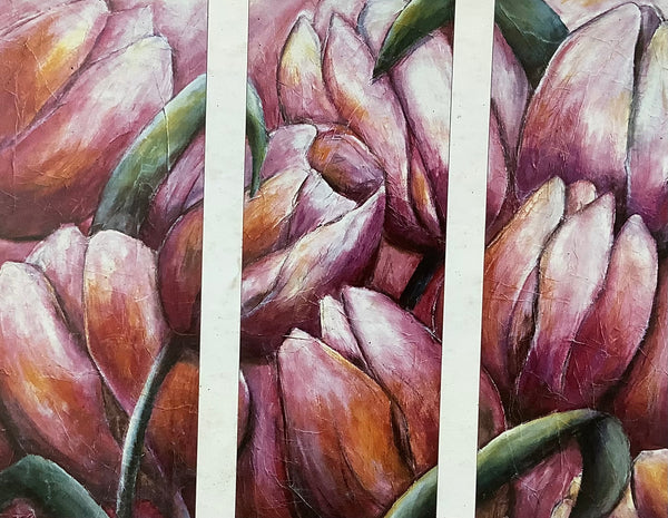 Beautiful flowers Multi-pieces Painting