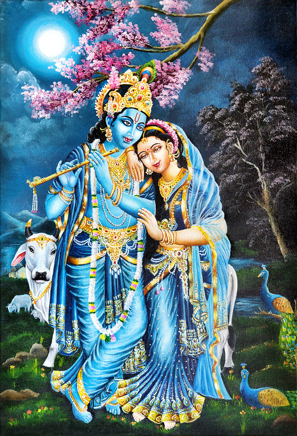Beautiful Krishna and Radha