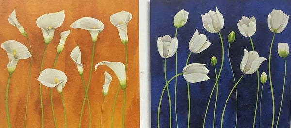 Beauty Of Flowers Multi-Pieces Painting
