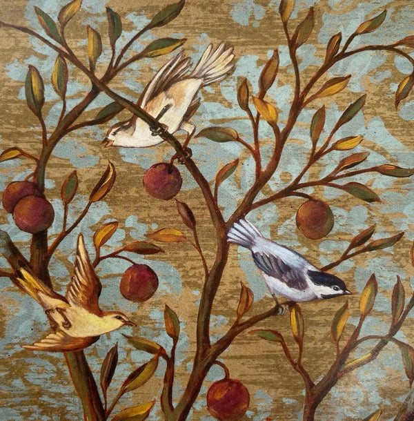 Birds on tree by Artoholic