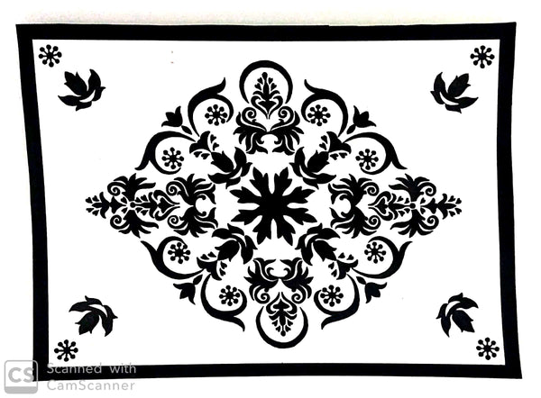 Black and White Symmetrical design