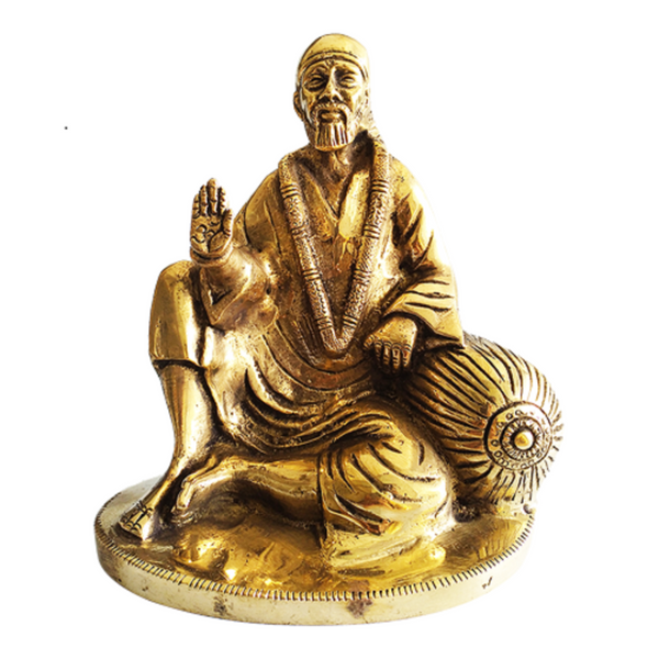 Blessing Brass Shirdi SaiBaba Sculpture