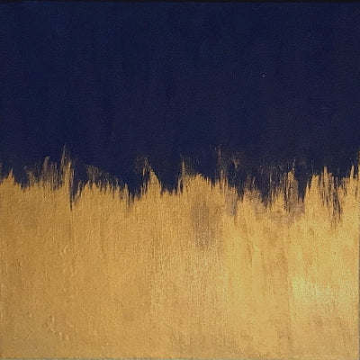 Blue and Golden abstract