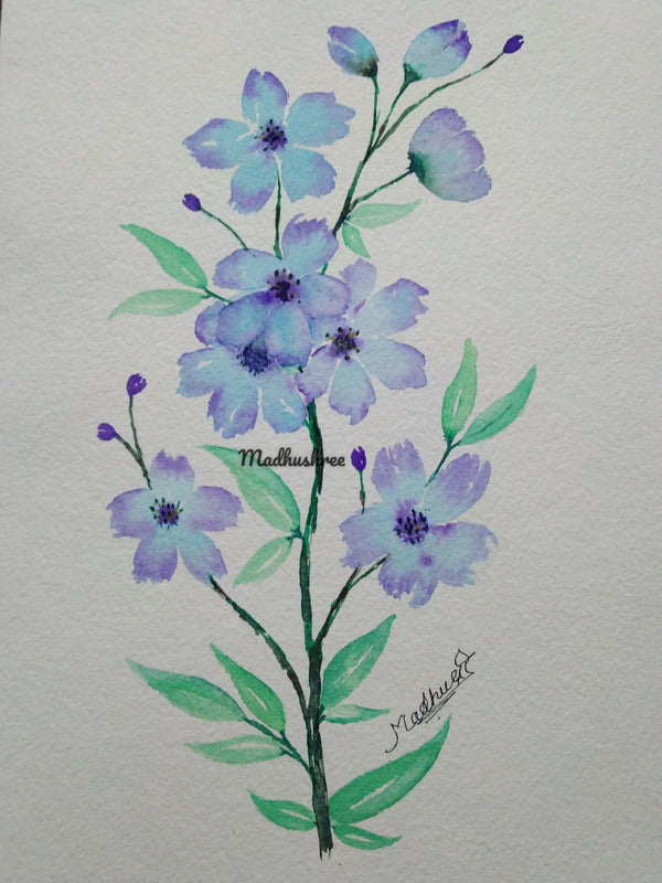 Blue flowers