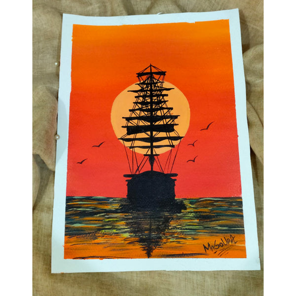 Boat painting