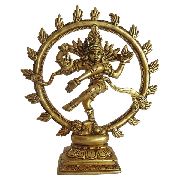 Brass Dancing Natarajar Statue