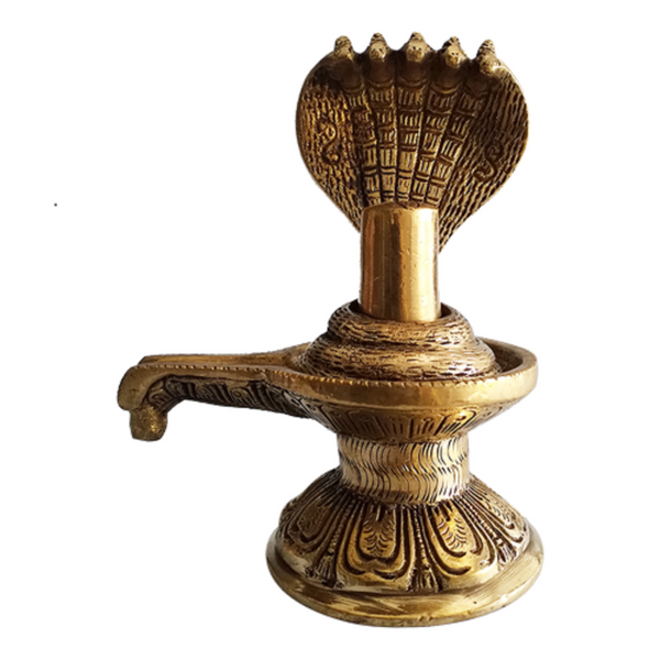 Brass Handmade Lord Shiva Lingam Sculpture