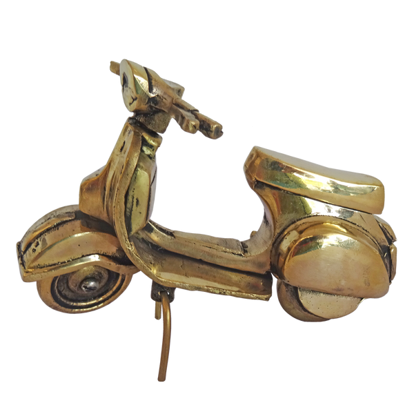 Brass Vintage Scooter Showpiece
