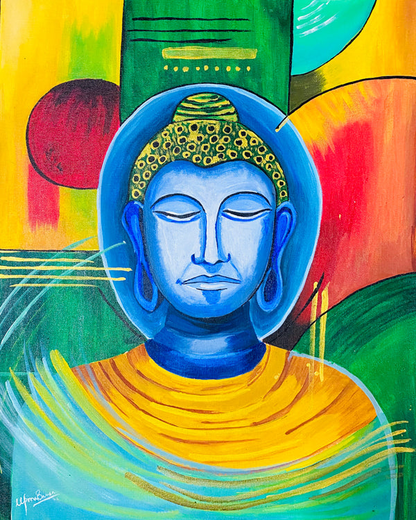 Buddha acrylic painting for Home decor
