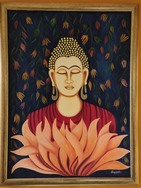 Buddha Oil Painting