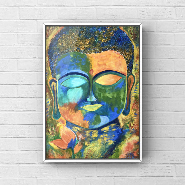 Buddha painting series, modern art