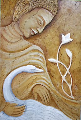 BUDDHA WITH NATURE CREATURE