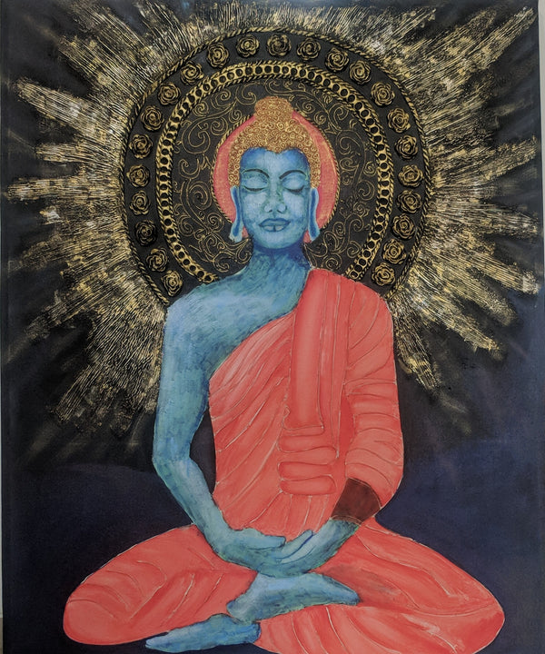 Buddha with rays