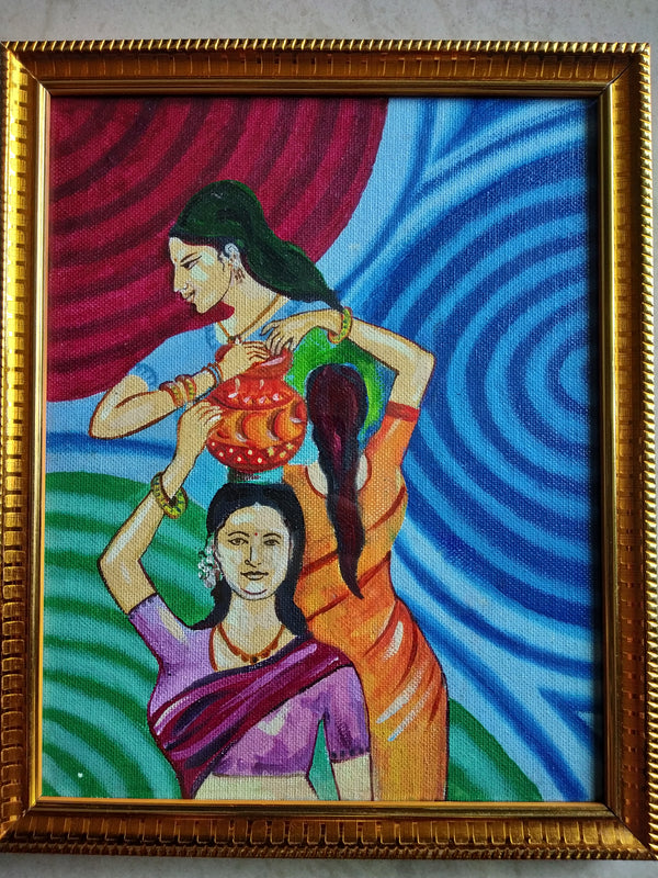 Canvas painting