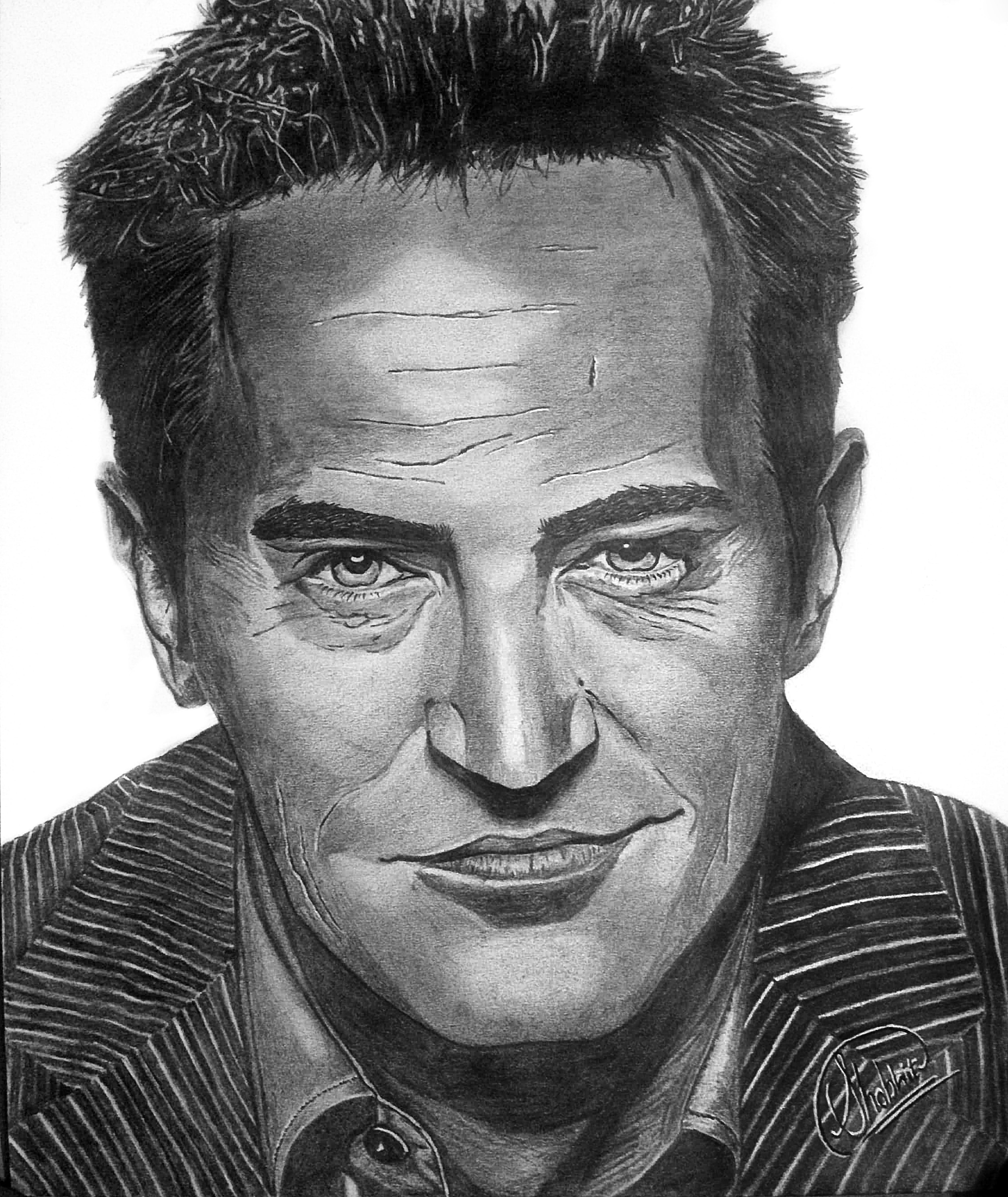 Chandler Bing, Painting by Sérgio Clemente | Artmajeur