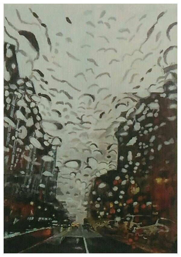 City in Rain