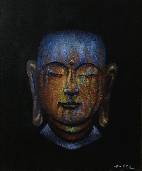 Colorful Buddha at Peace