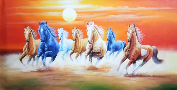 Colorful Running horses (Artoholic)