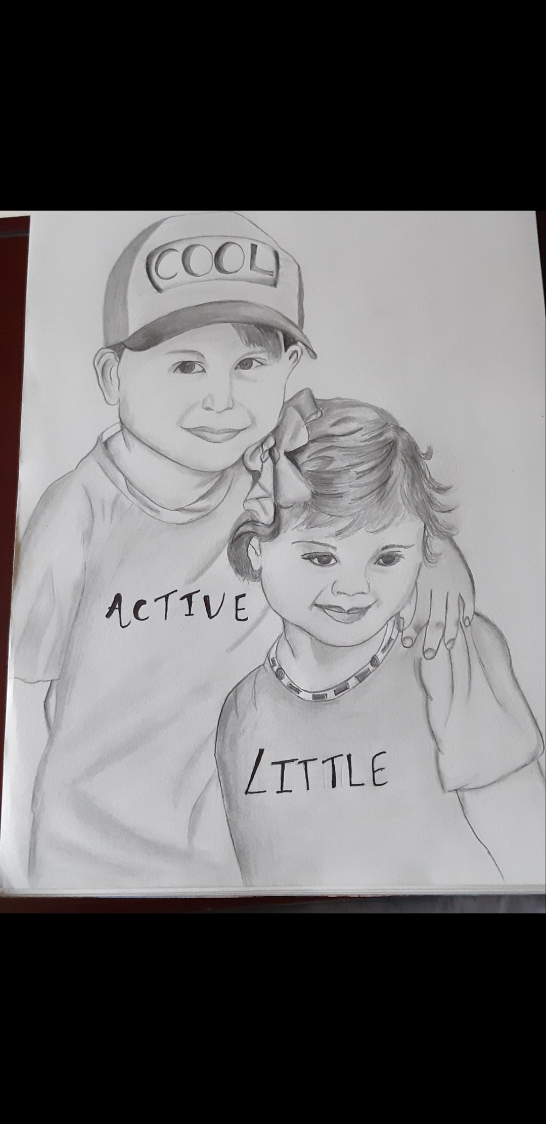 big brother and little sister drawing - Big Brother And Little Sister  Drawing - Posters and Art Prints | TeePublic